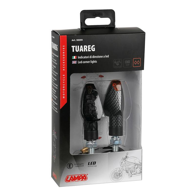 Intermitentes Tuareg homologados Lampa carbon